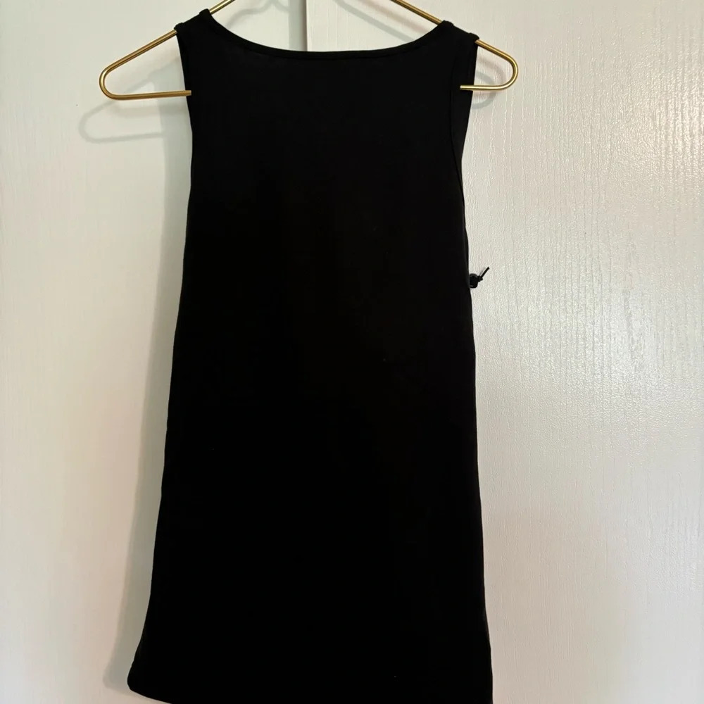 Lalabu Soothe Shirt Black Sleeveless Wearable Baby Tank Stretch - Picture 3 of 5